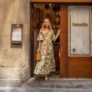 NWT Blooming Botanical Ginger Tuckernuck Dress (Size M)